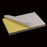 Promotion A4 A3 coated paper self-adhesive printing paper yellow backing paper stickers with strong self-adhesive stickers wholesale