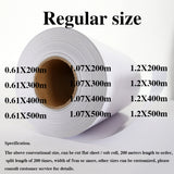 Shanghai Baozhongbao Bright white PVC water glue white background printing stickers strong adhesive original material self-adhesive A4A3 roll material